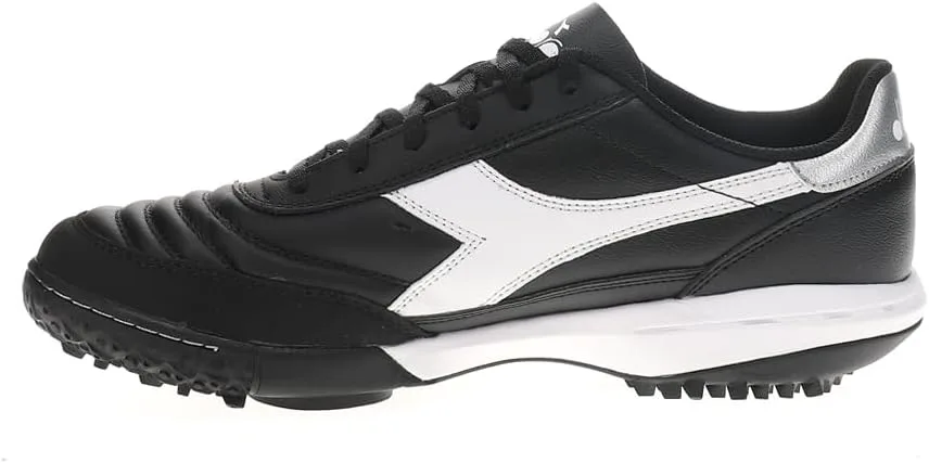 Мужские футбольные бутсы diadora Calcetto II для игры на искусственном газоне - черные, черный — фото 3
