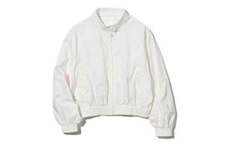 UNIQLO Короткое пальто женское цвета слоновой кости