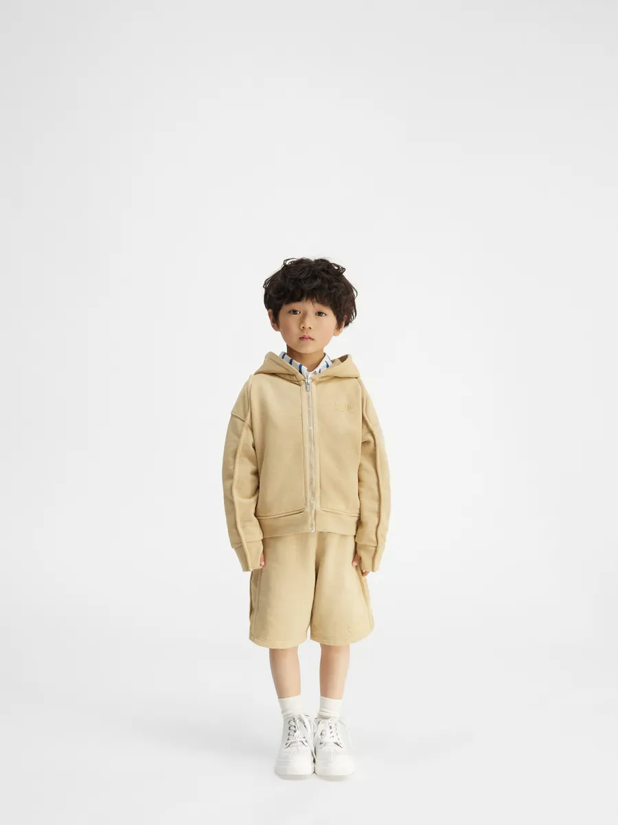 

Флисовые шорты Камарг для ребенка Jacquemus, темно-бежевый