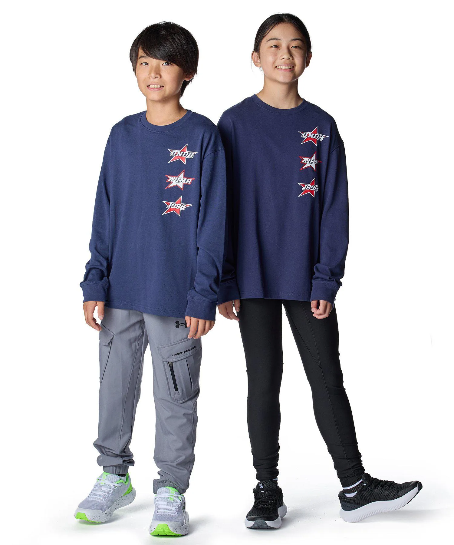 Детская футболка UNDER ARMOUR Cotton Stacked Stars — фото 3