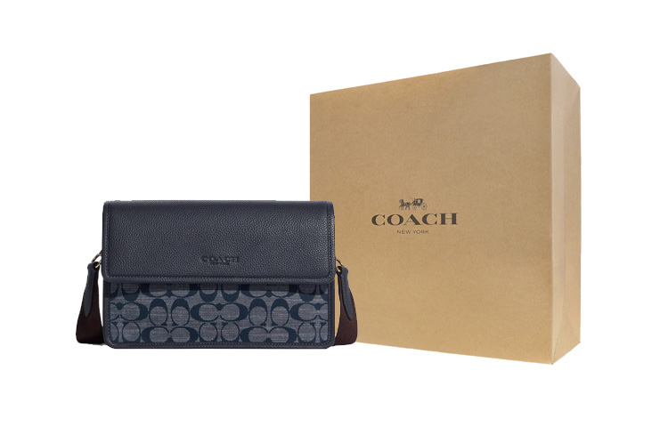 

COACH Плечевая сумка из ткани полотняного переплетения