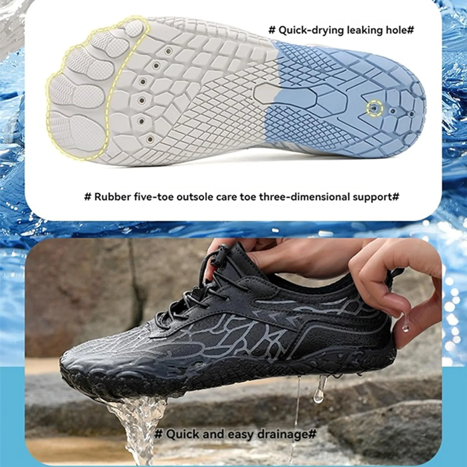 Pro Hike кеды для женщин, обувь для ходьбы босиком, мужские кеды с широкой носочной частью, здоровая и нескользящая дышащая обувь для пляжа, серфинга, походов и прогулок, унисекс Generic, белый — фото 4