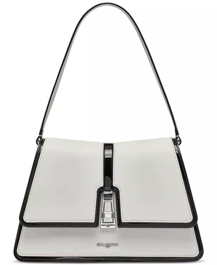 

Сумка-портфель Mercerie Medium из кожи Karl Lagerfeld Paris, белый