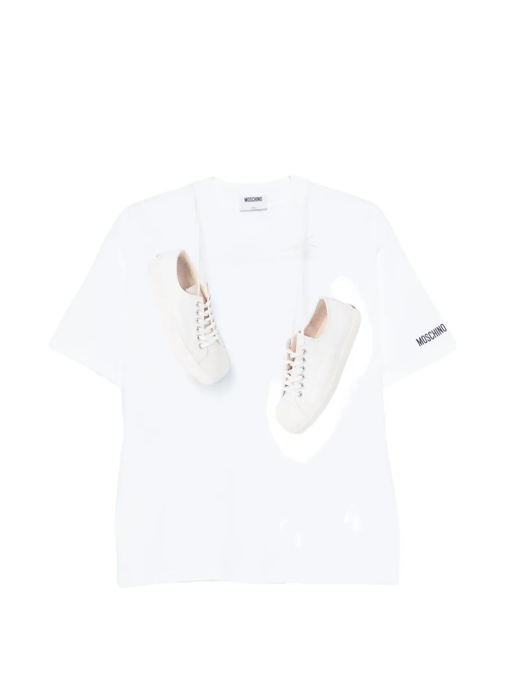 

Футболка с короткими рукавами Moschino, белый
