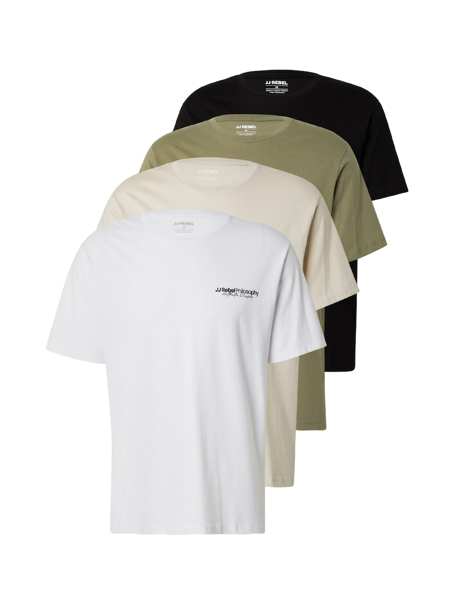 

Рубашка JJ Rebel JREBZACK, кремовый/оливковый/черный/белый