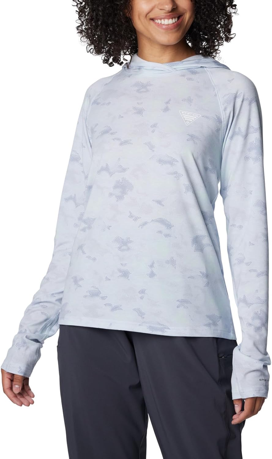 

Columbia женская толстовка PFG Uncharted, Cirrus Grey Uncharted Waters