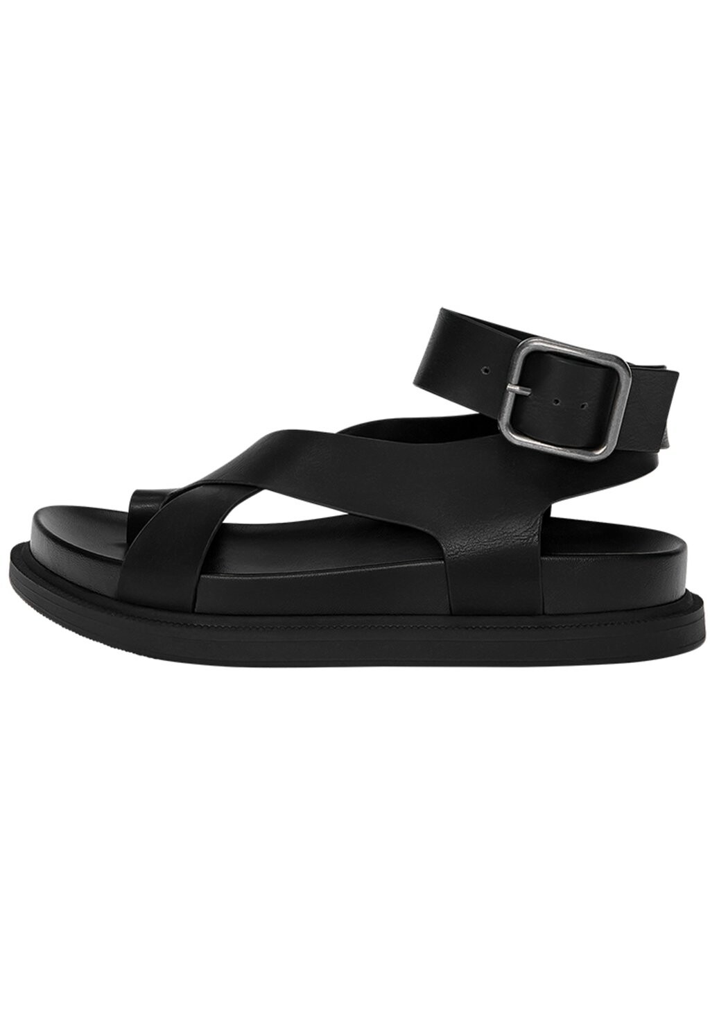 

Сандалии WITH BUCKLE PULL&BEAR, цвет black