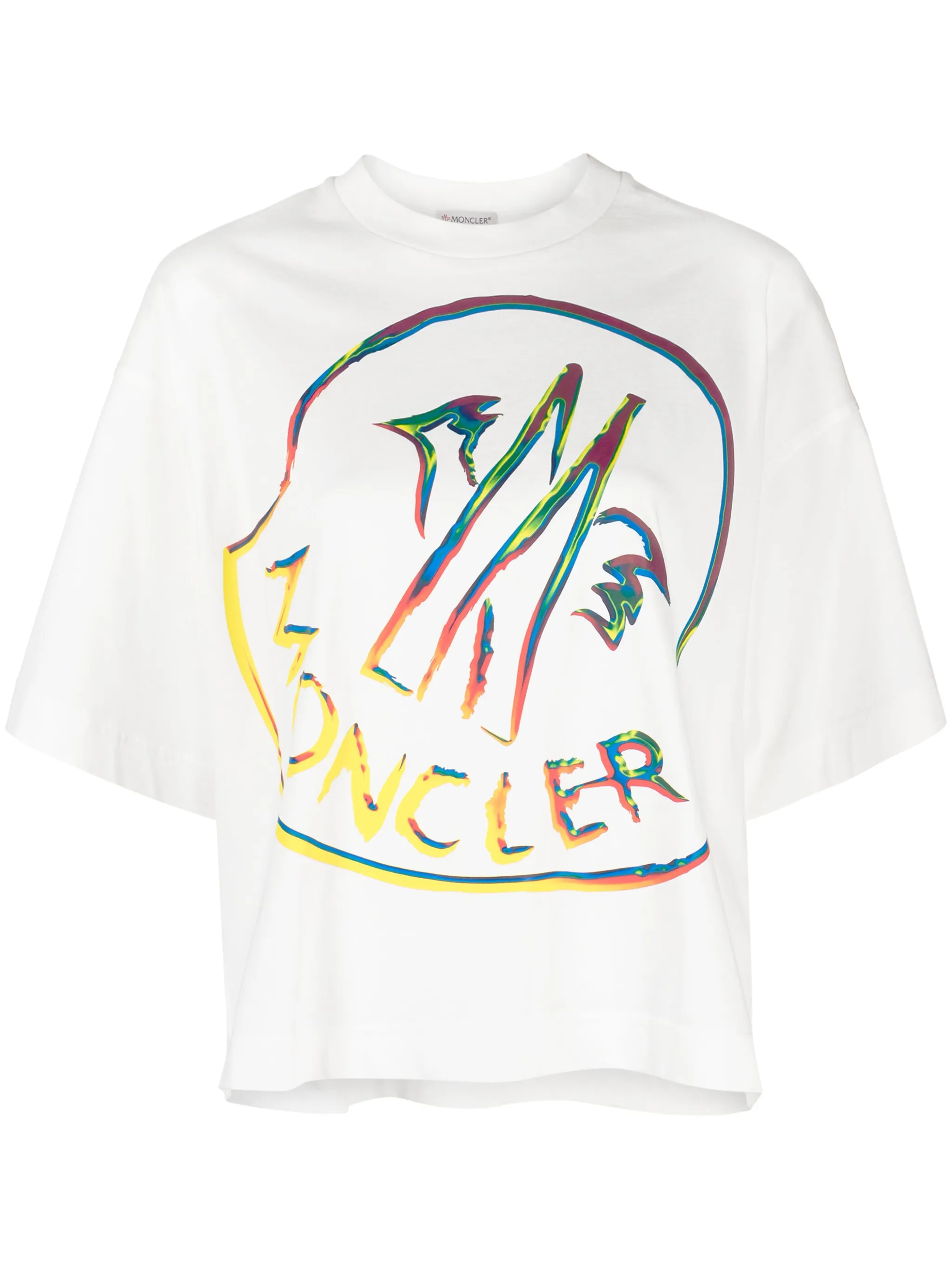 

Футболка с логотипом Moncler, белый