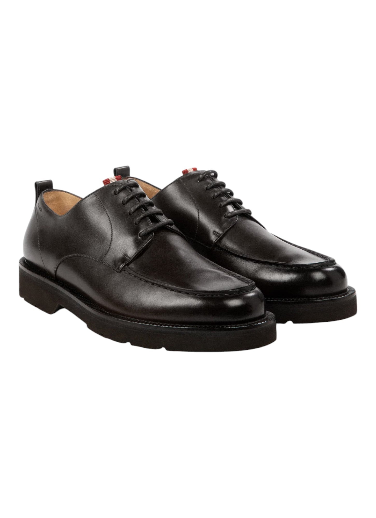 Bally Norber 6239800 Мужские черные туфли дерби из телячьей кожи — фото 2