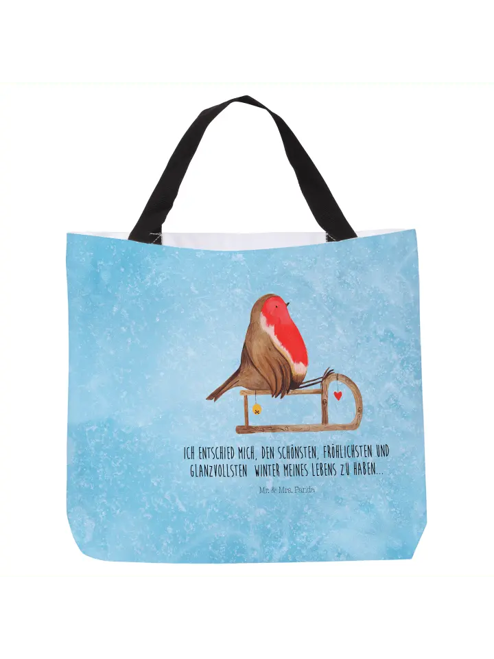 

Шоппер Mr. & Mrs. Panda, цвет eisblau