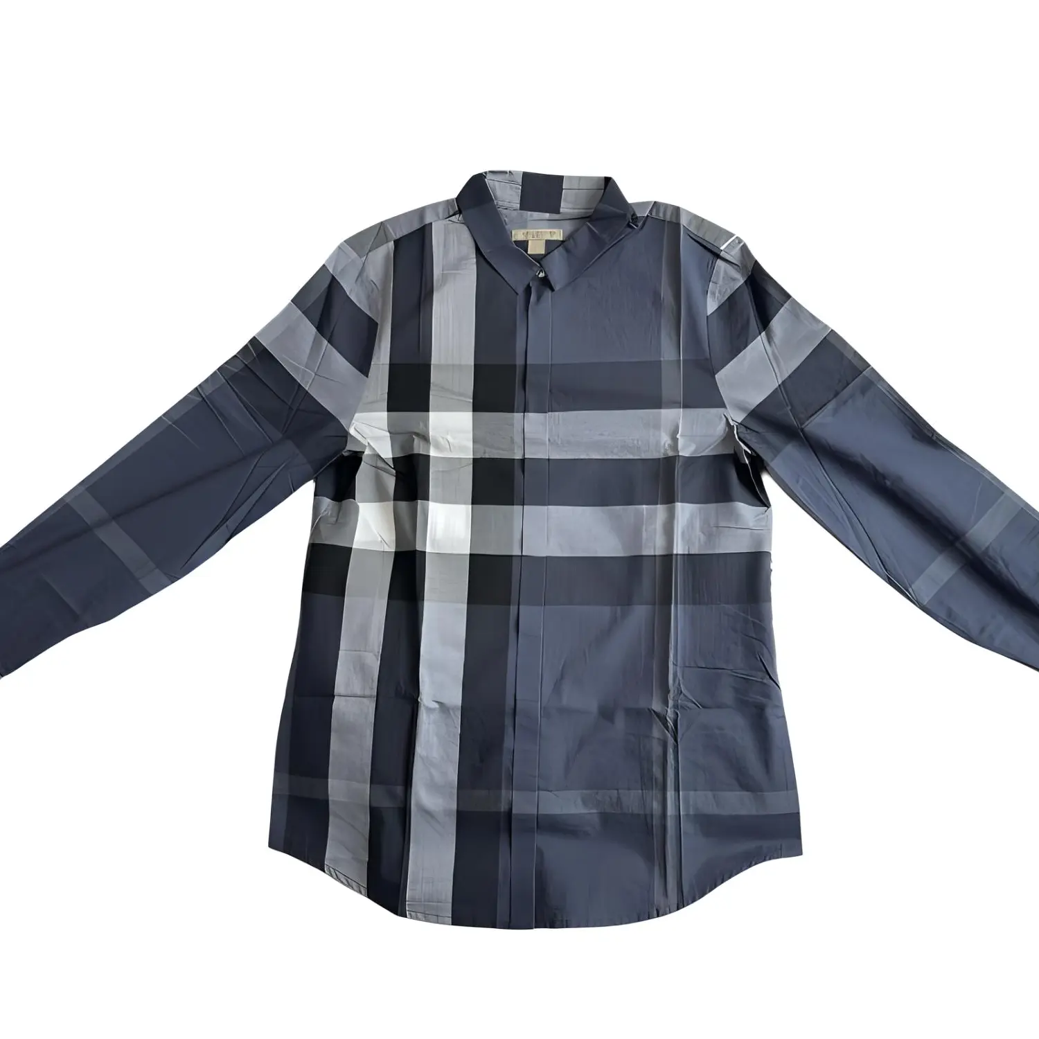 Рубашка Burberry синий — фото 2