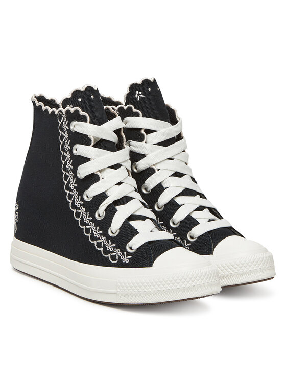 Тканевые кроссовки Chuck Taylor All Star Wedge A13546C Converse, черный — фото 2