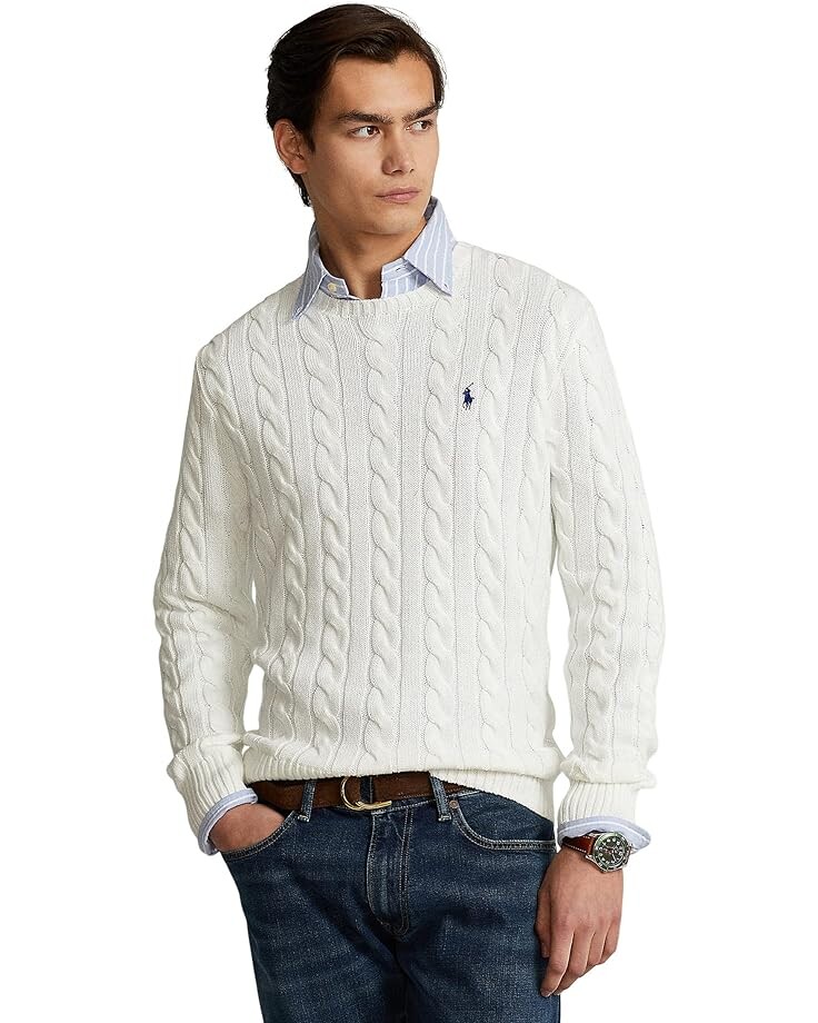 

Свитер Polo Ralph Lauren Cable-Knit Cotton, белый