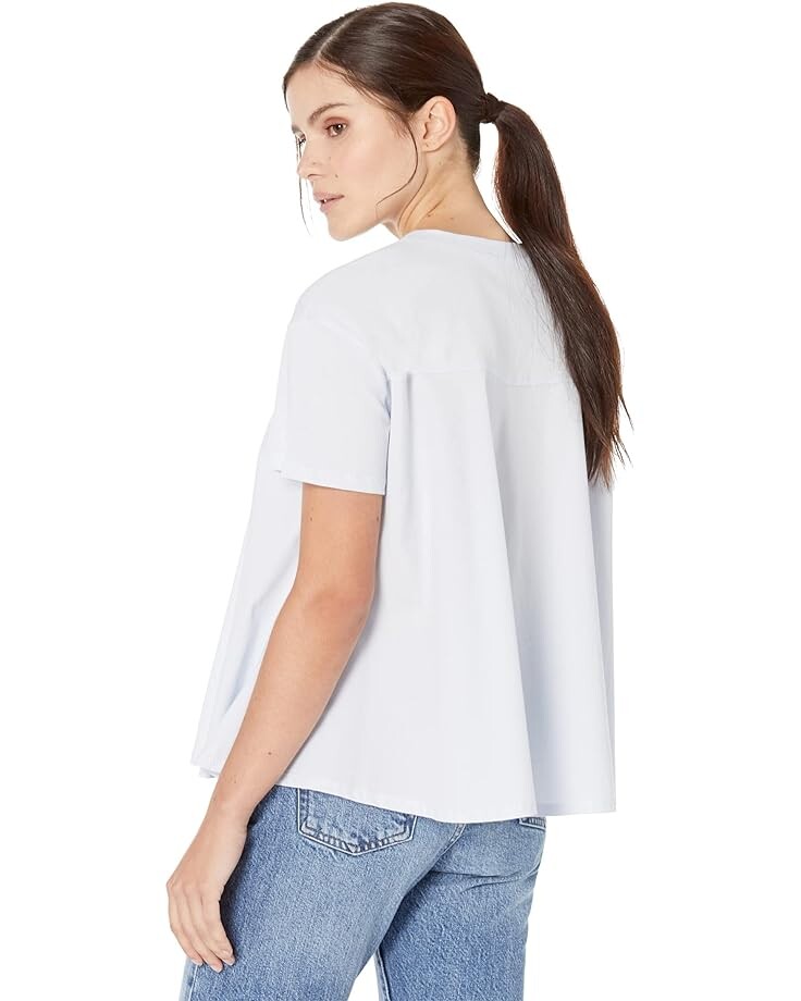 

Футболка MANGO Panuelo T-Shirt, цвет Light/Pastel Blue