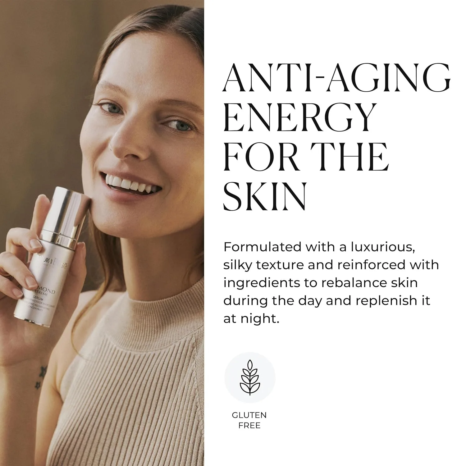 Сыворотка Natura Bissé Diamond Extreme Serum, омолаживающая и тонизирующая, укрепляет, подтягивает и восстанавливает кожу, подходит для всех типов кожи, 35 г. 41,4 мл (1 шт.), Clear — фото 4