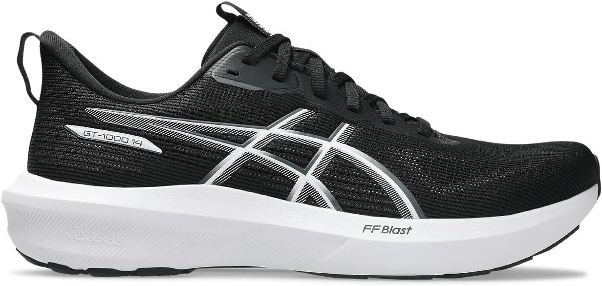 Мужские кроссовки ASICS GT-1000 14, белый/черный — фото 3