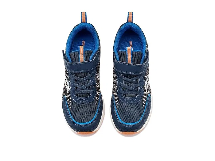 Кроссовки с эластичными шнурками Cohesion FST Saucony Kids, Navy/Royal — фото 3