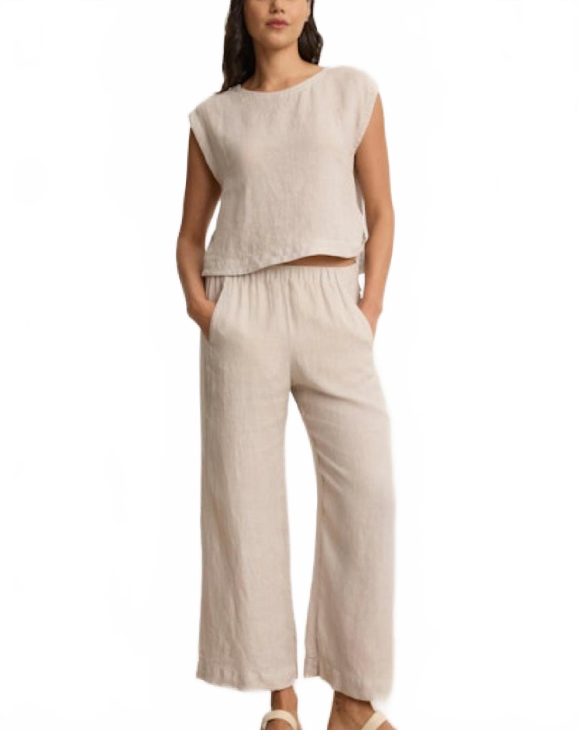 

Лола Широкие брюки в цвете Коббл Velvet by Graham & Spencer, Cobble