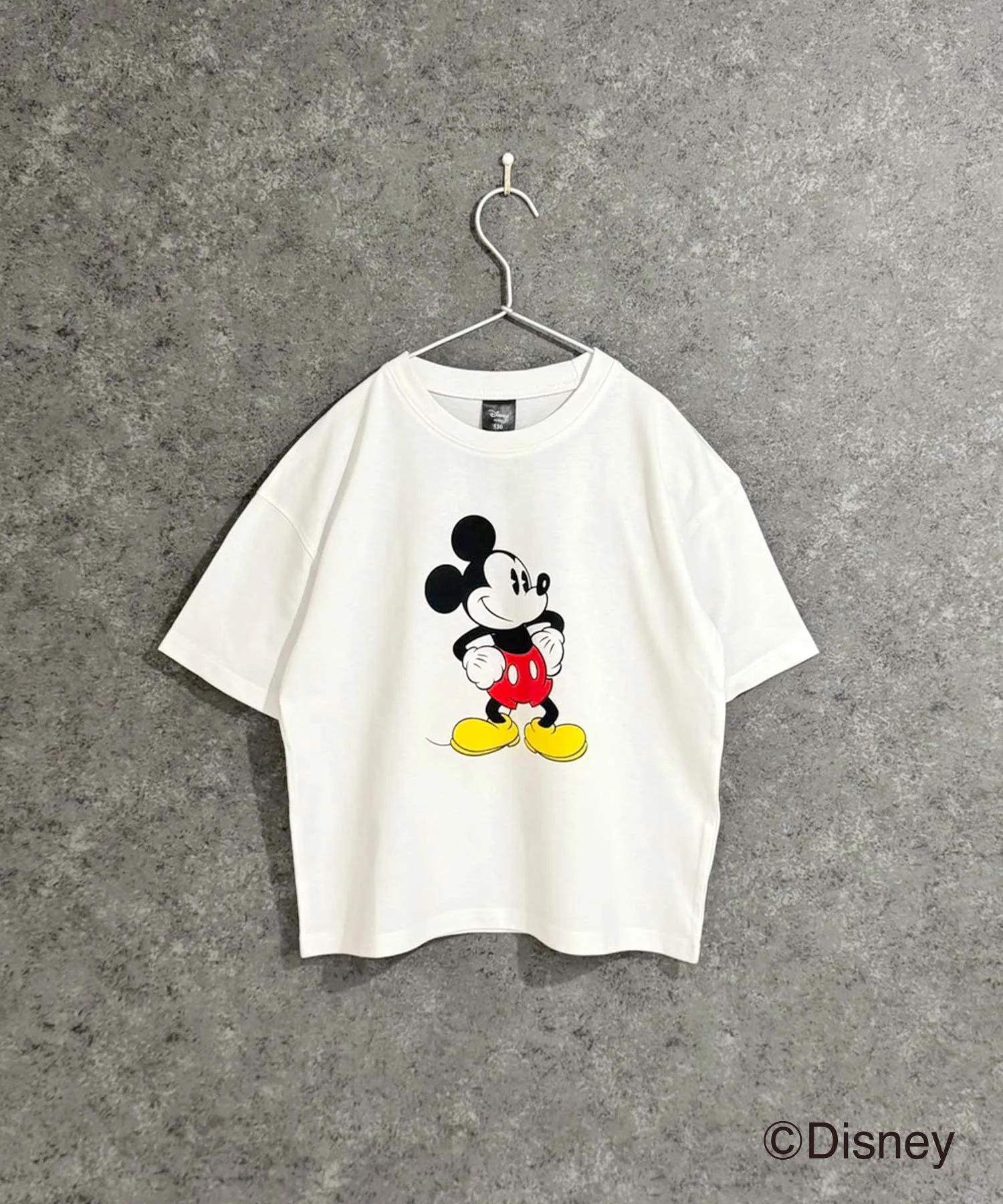 Детская футболка Mickey Mouse с принтом, оверсайз, Disney, зелёная — фото 2