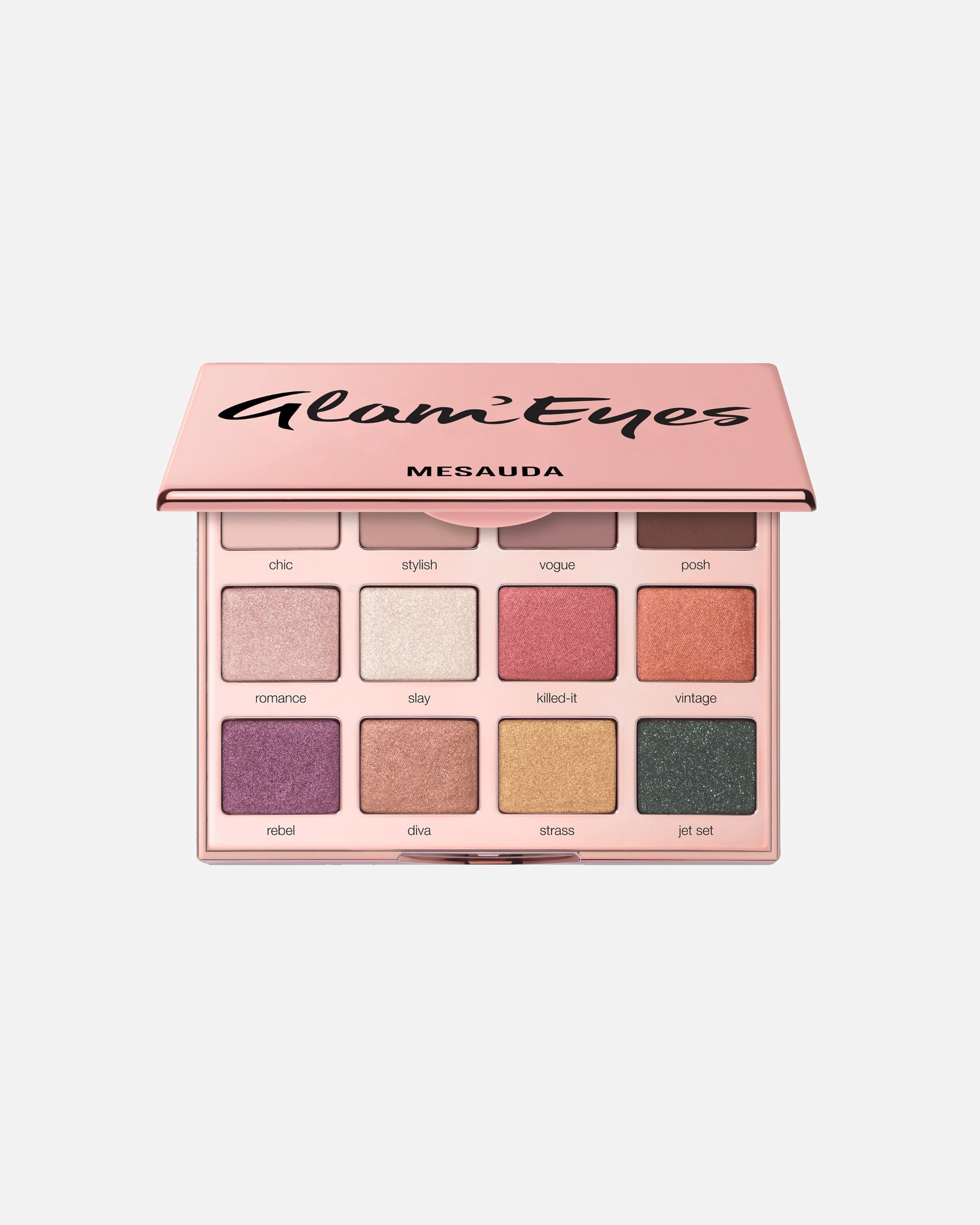 

Тени для глаз, палетка Mesauda Beauty, 14.4 гр