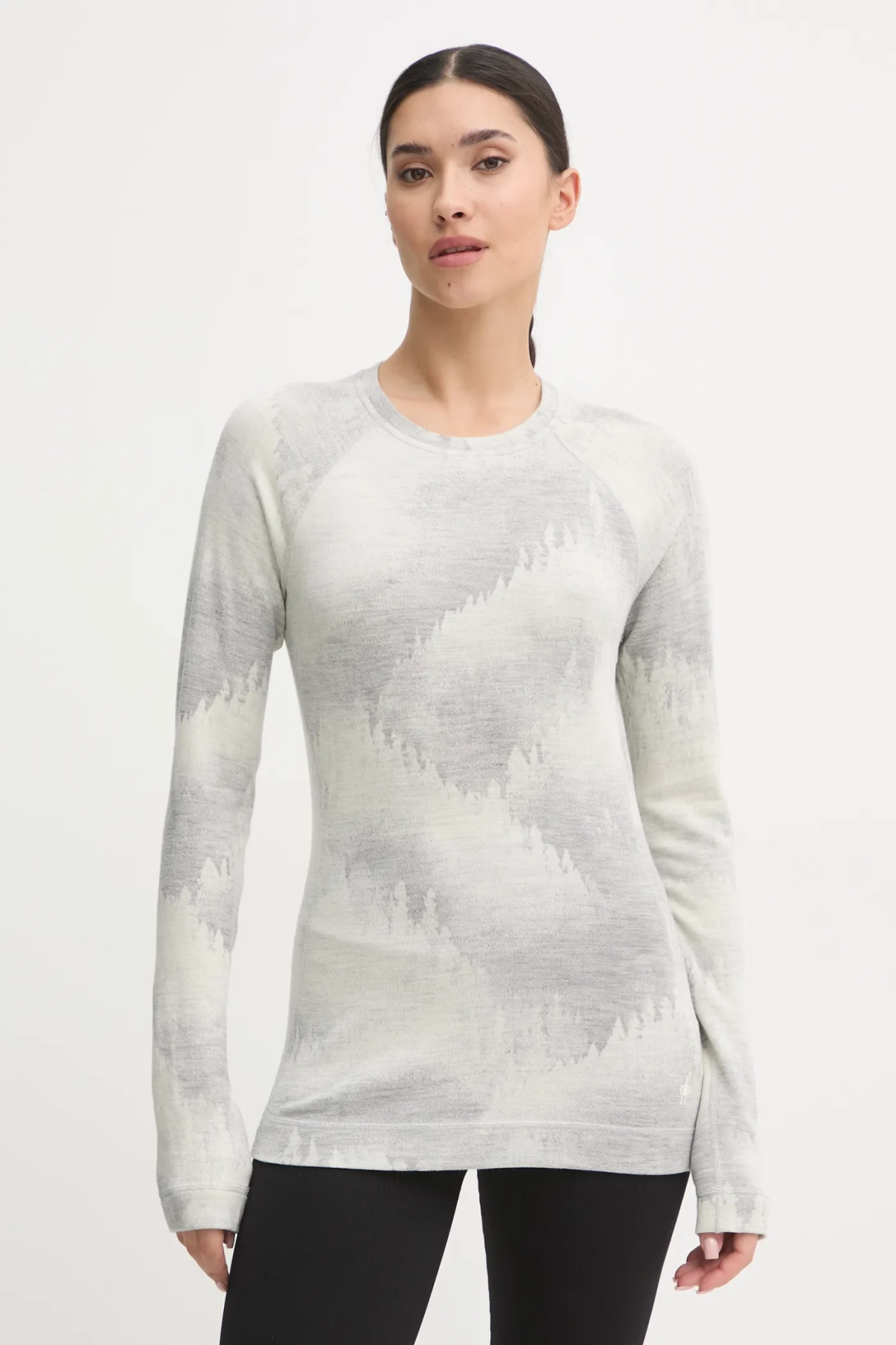 

Функциональный лонгслив Classic Thermal Merino Smartwool, серый