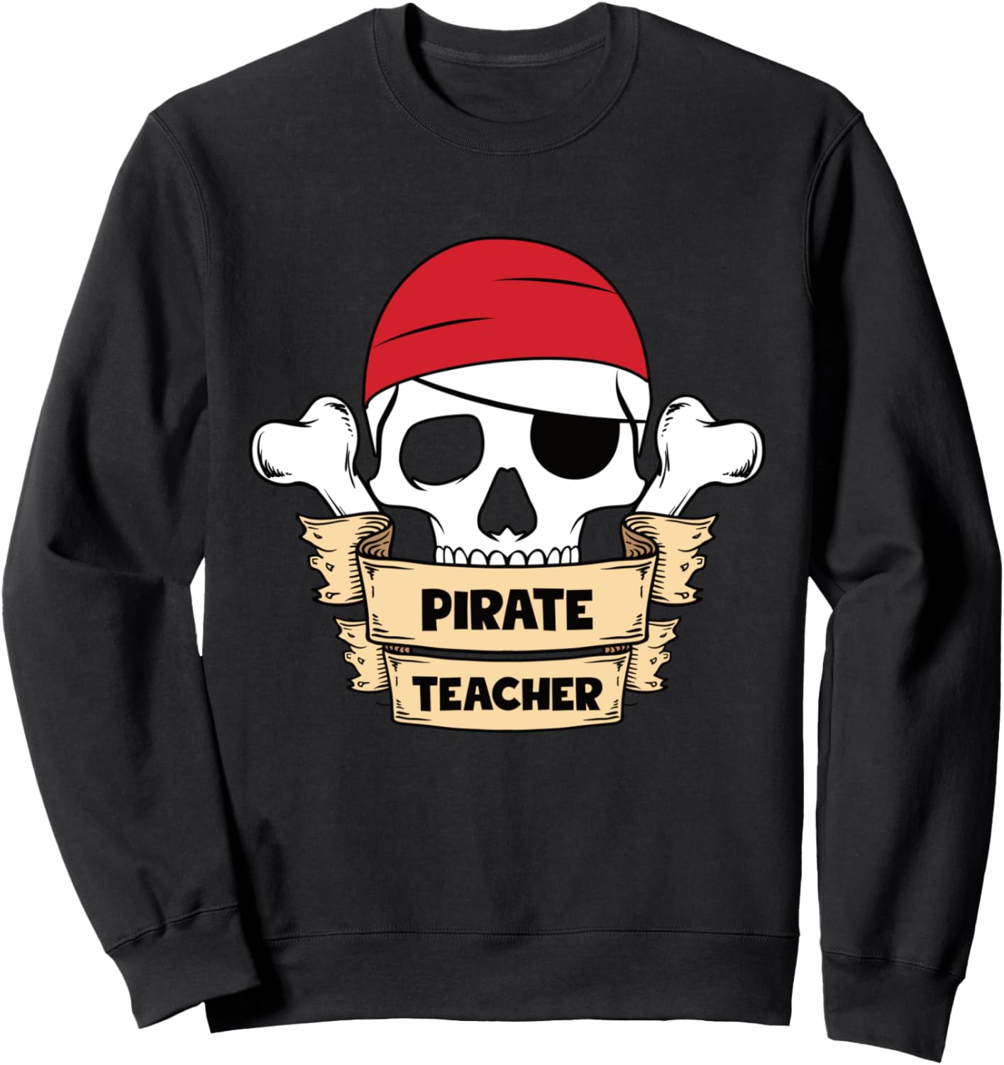 

Учитель в костюме на Хэллоуин, учитель-пират, толстовка на Хэллоуин Shirtbooth: Halloween 2019, черный