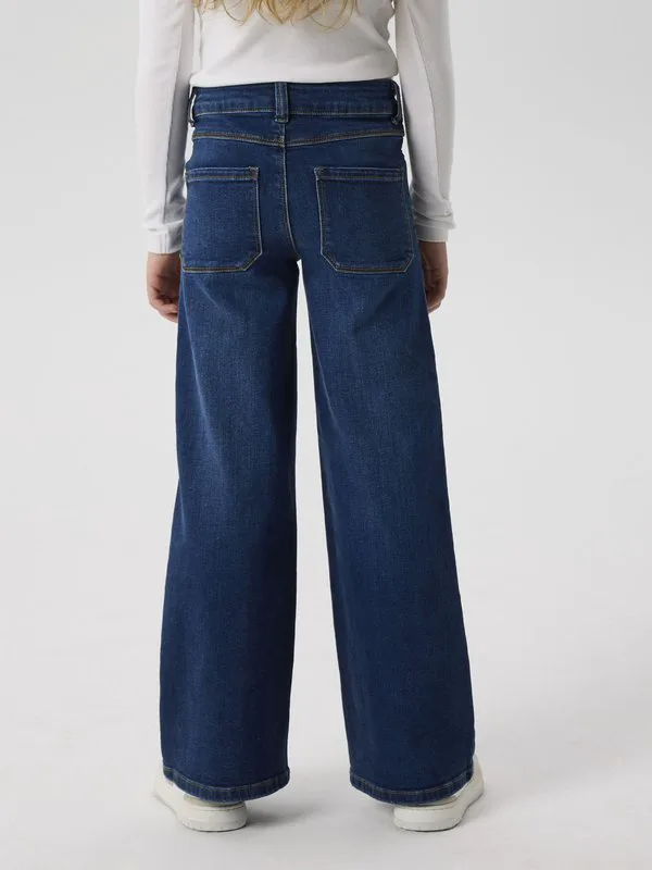 Джинсы свободного кроя nkfpolly Name It, Dark Blue Denim — фото 2