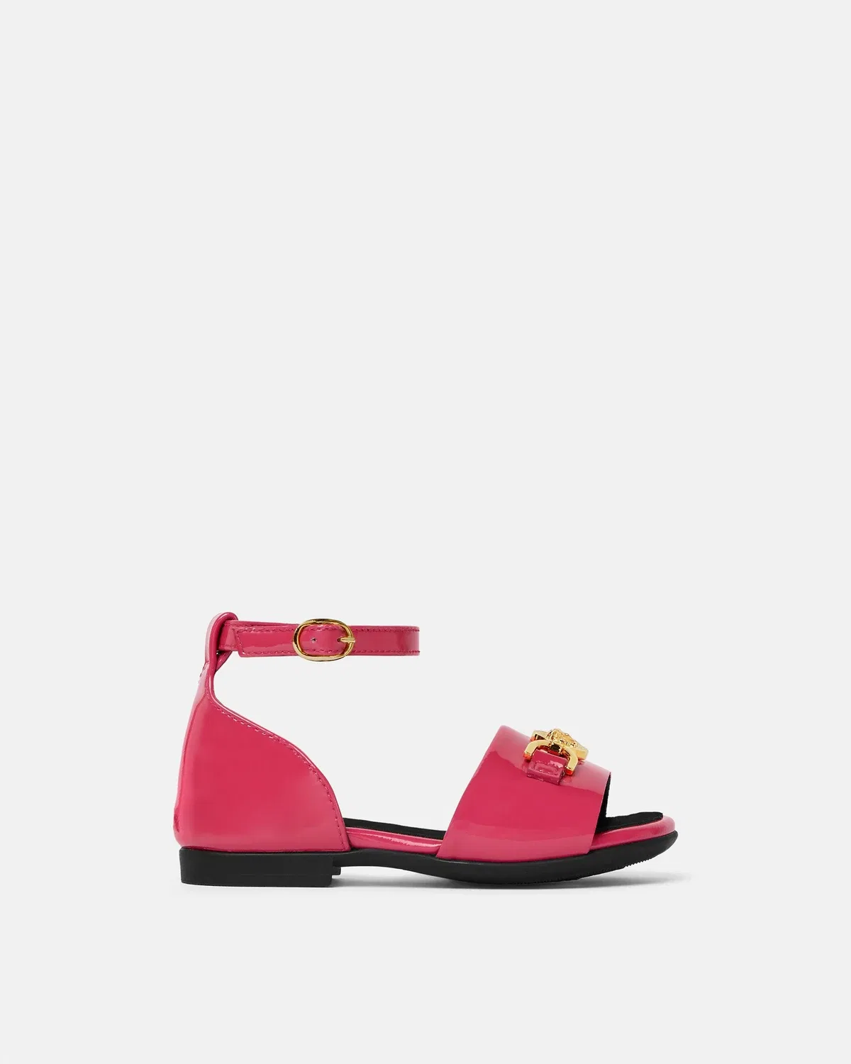 Детские лакированные сандалии Medusa '95 VERSACE, розовый
