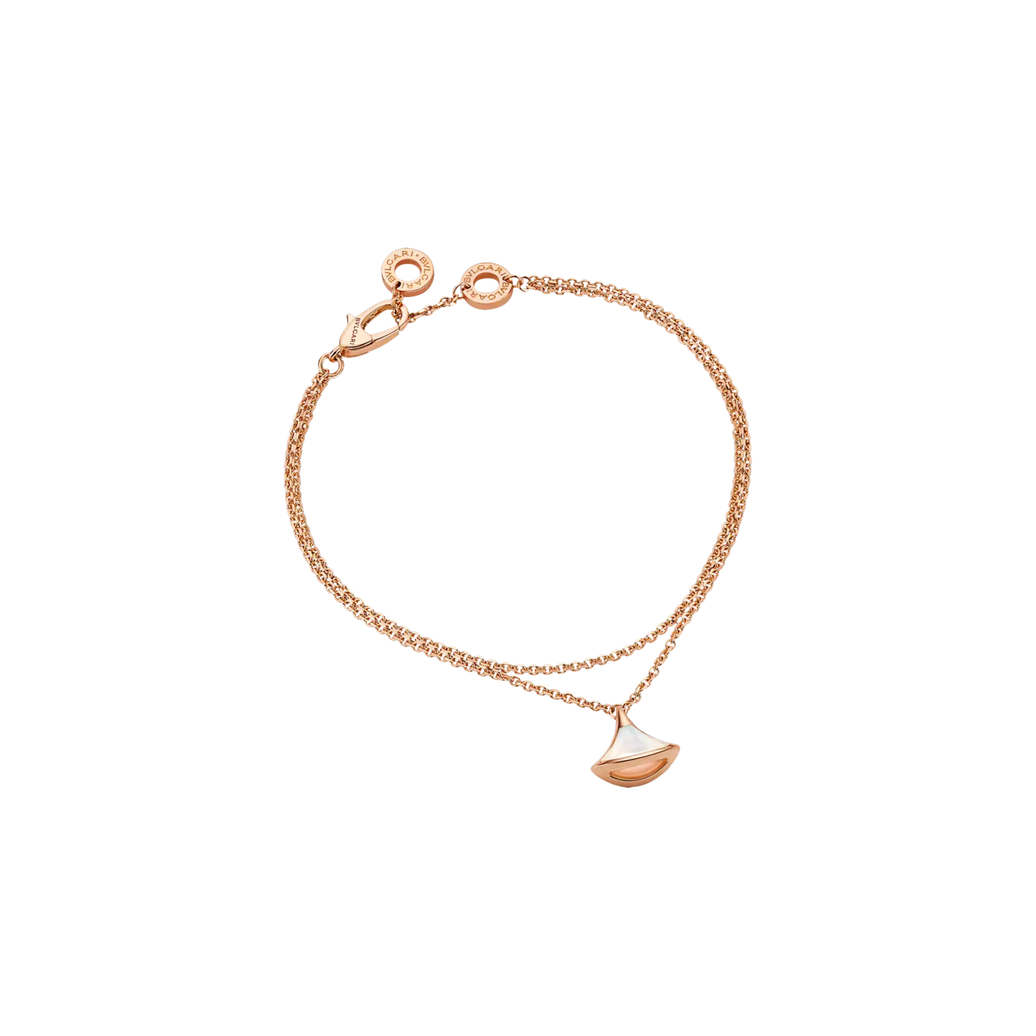 

Браслет dream divas из розового золота и перламутра Bulgari