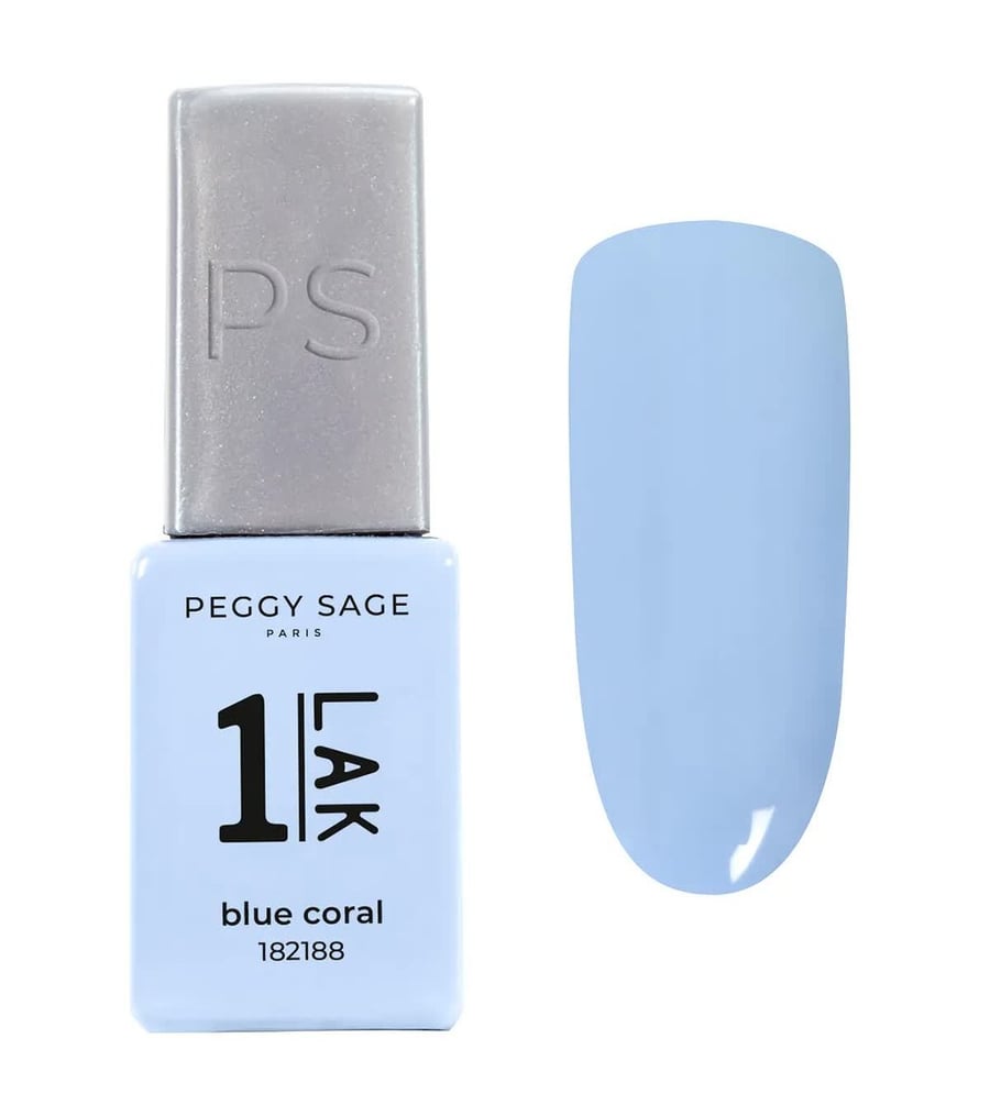 

1LAK Blue Coral 3в1 гибридный лак Peggy Sage