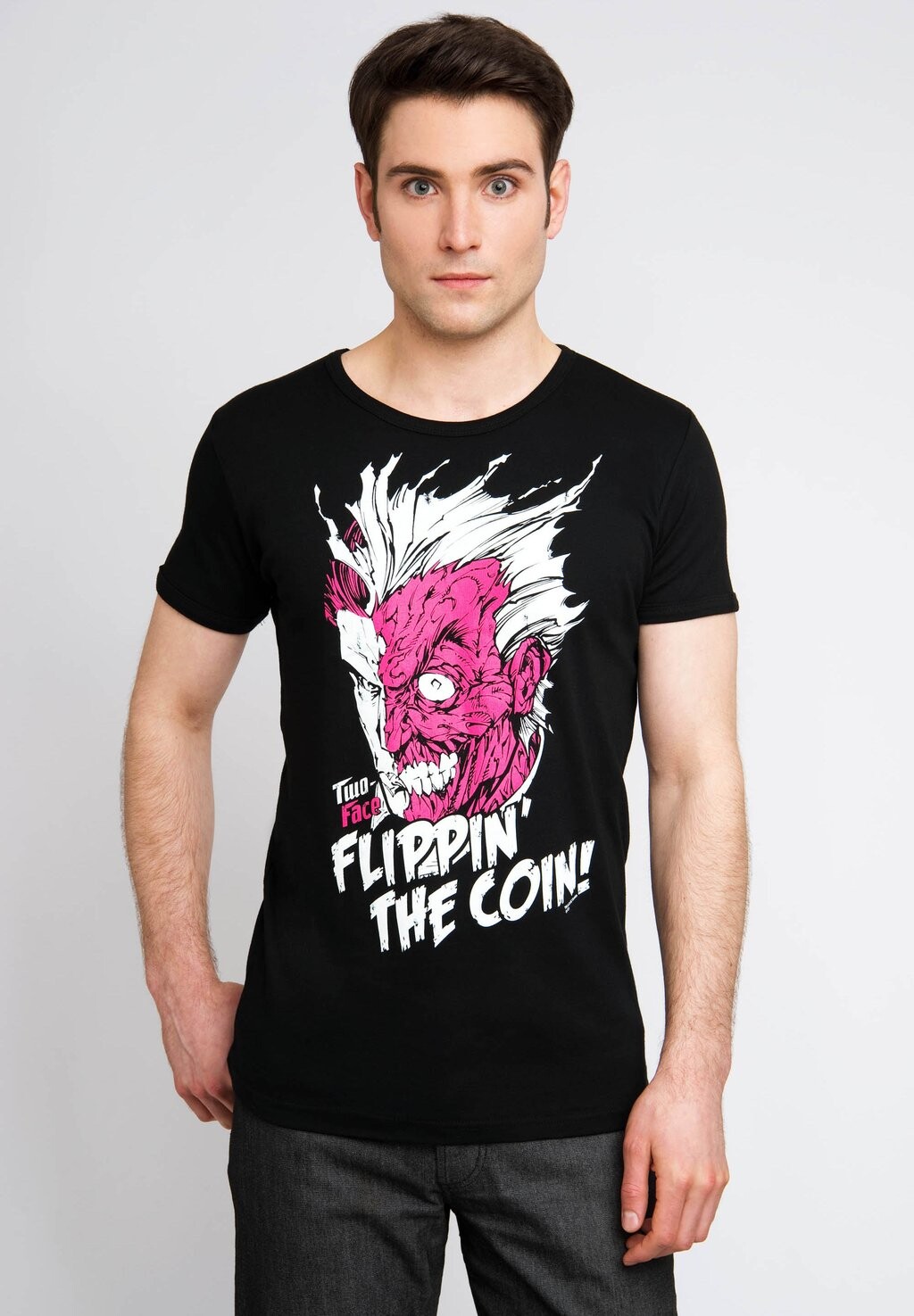 

Футболка с принтом TWO-FACE LOGOSHIRT, цвет black