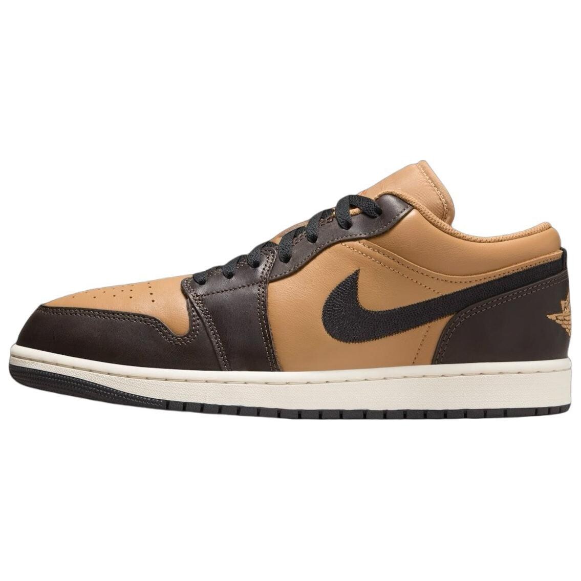 

Кроссовки Air Jordan 1 Vintage Basketball Shoes Men Low-top Tan, цвет Tan