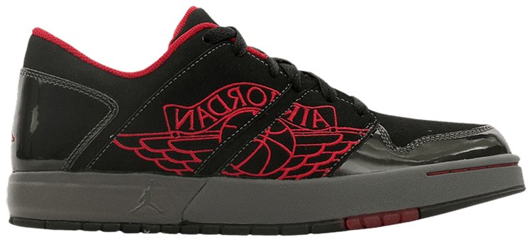 

Кроссовки Air Jordan Jordan Nu Retro 1 Low 'Black Stealth Varsity Red', черный