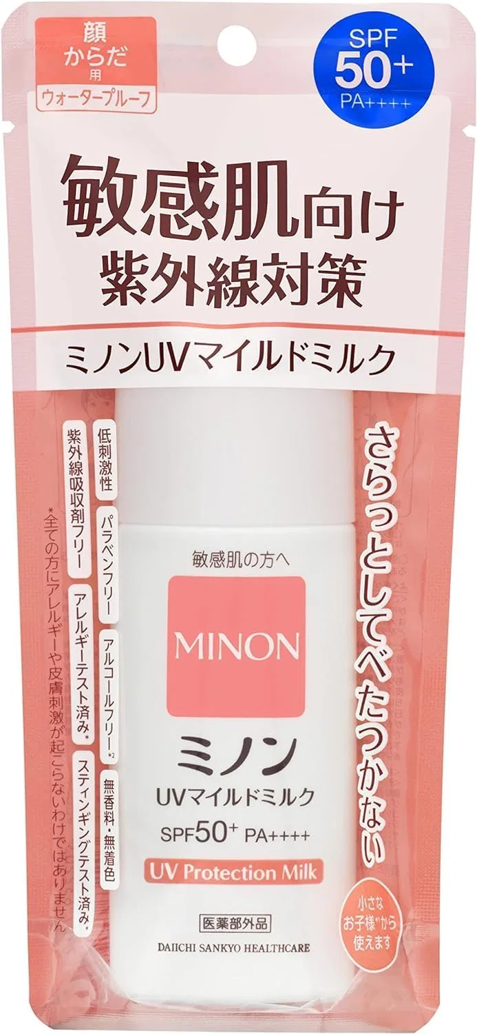Солнцезащитное молочко Minon UV Mild Milk SPF50+ PA++++ 80 мл