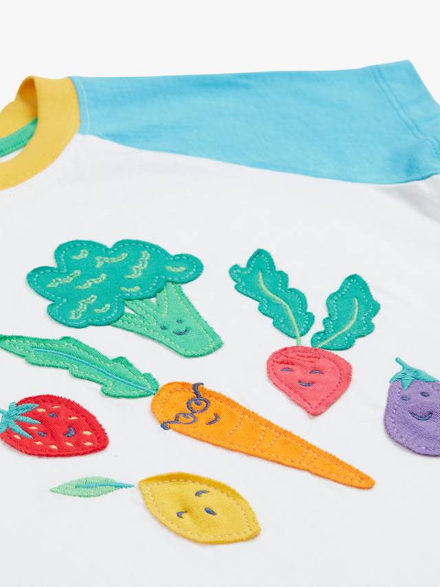 Детская футболка Rafe Organic Cotton Vegetable Pals с рукавом реглан Frugi, Multi — фото 3