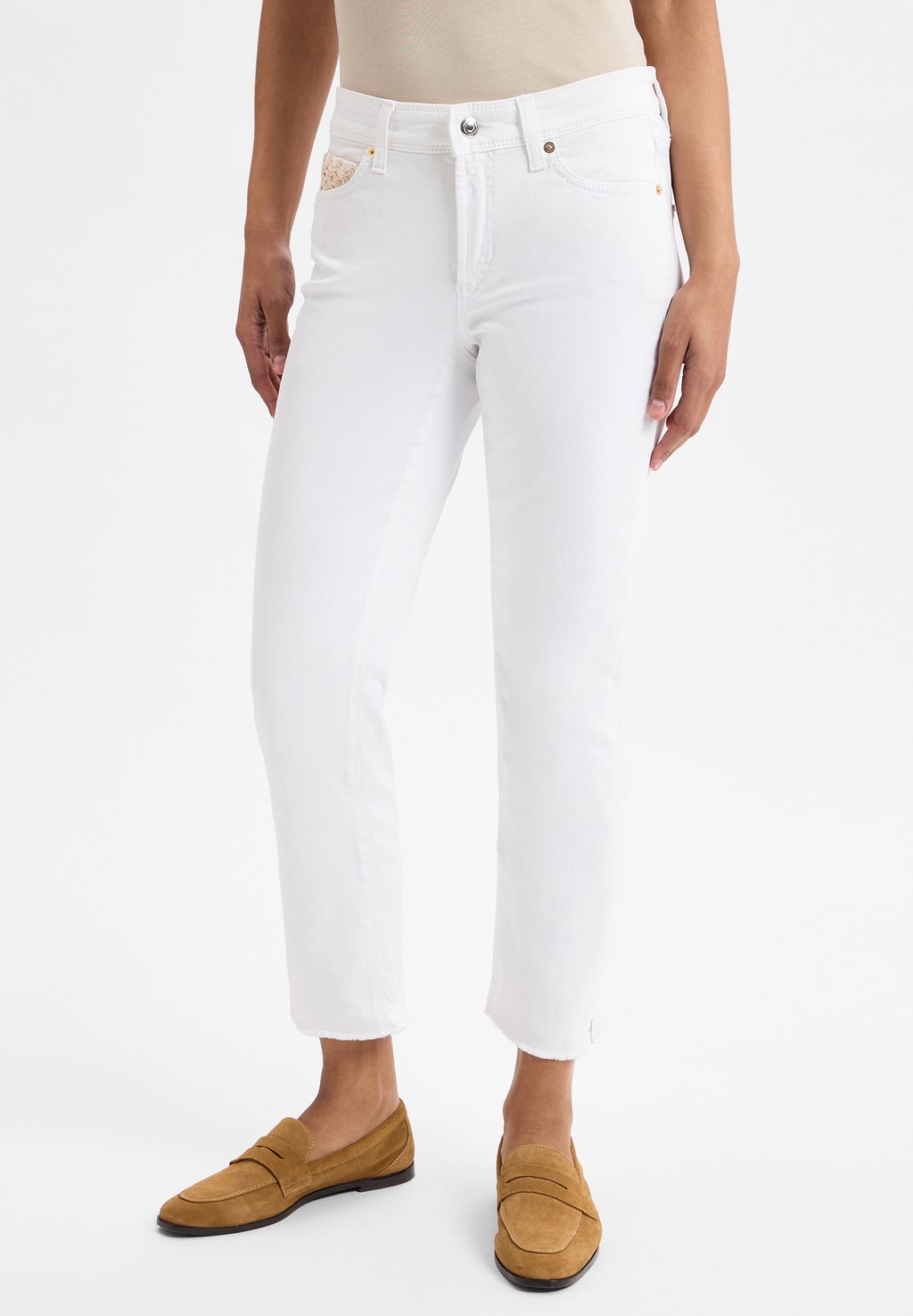 

Джинсы облегающего кроя SLIM-FIT Cambio, белый