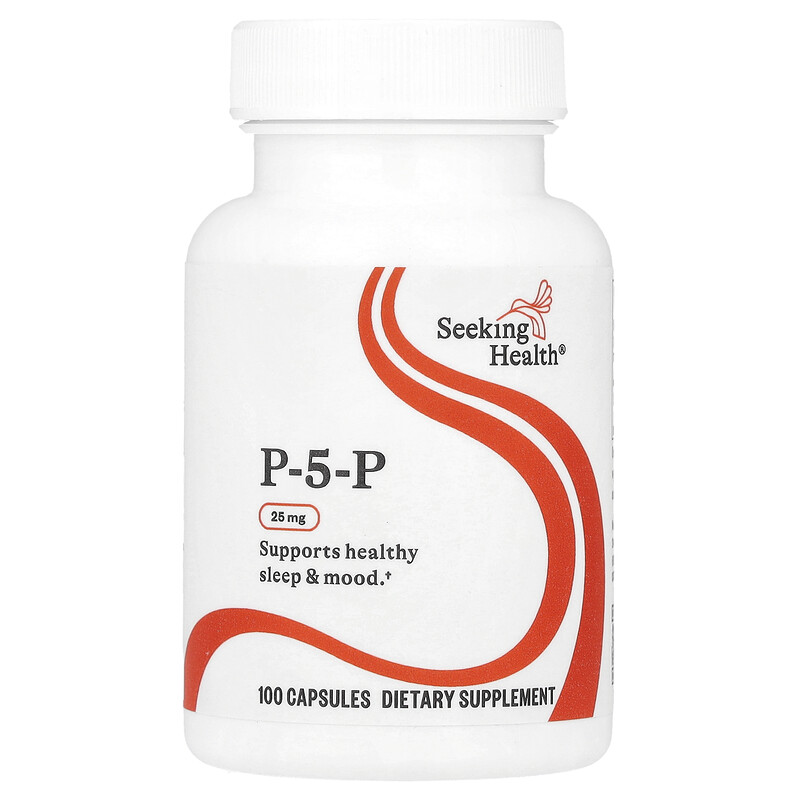 

Seeking Health, P-5-P, 25 мг, 100 капсул