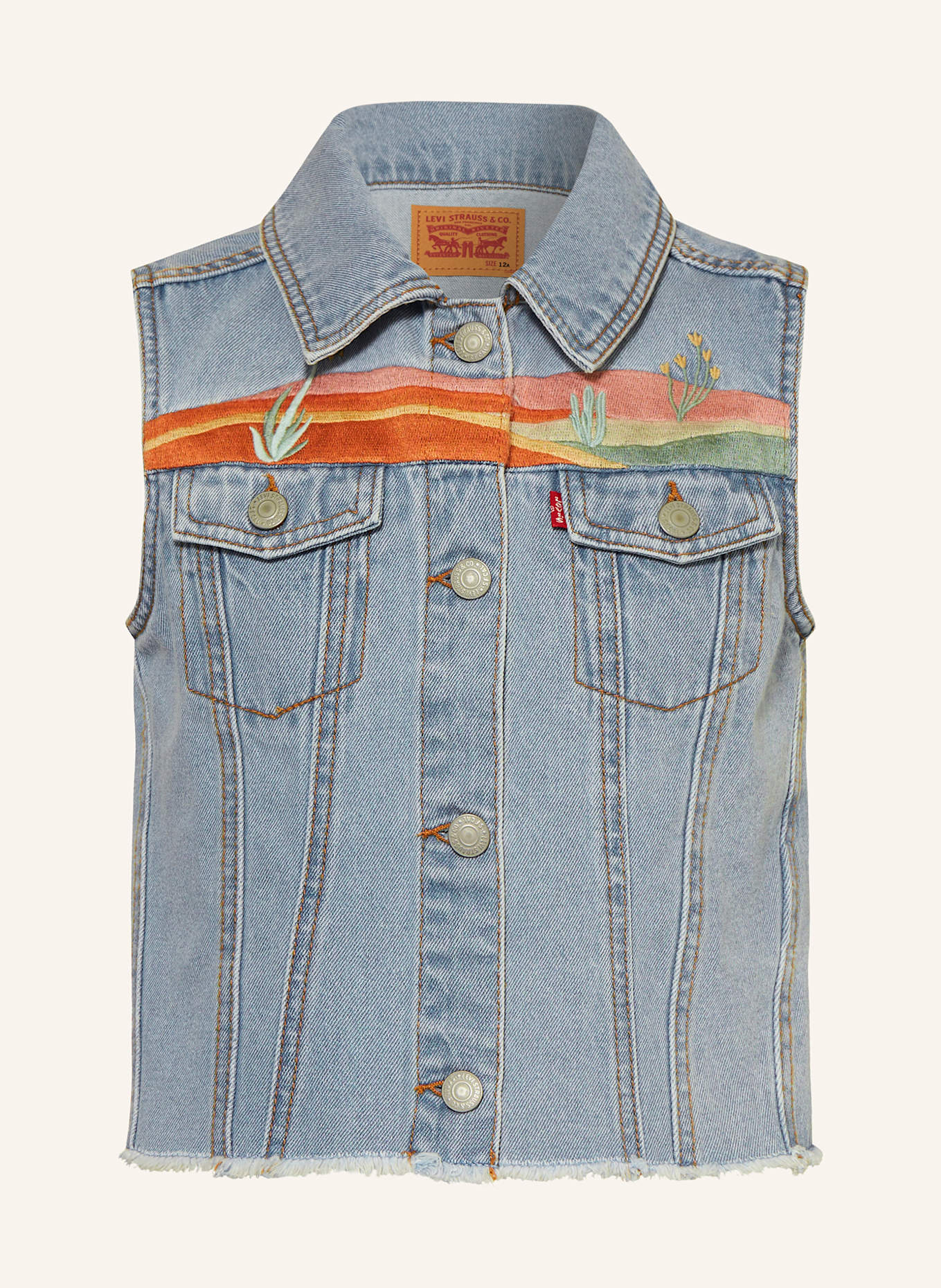 

Джинсовый жилет Levi'S, голубой