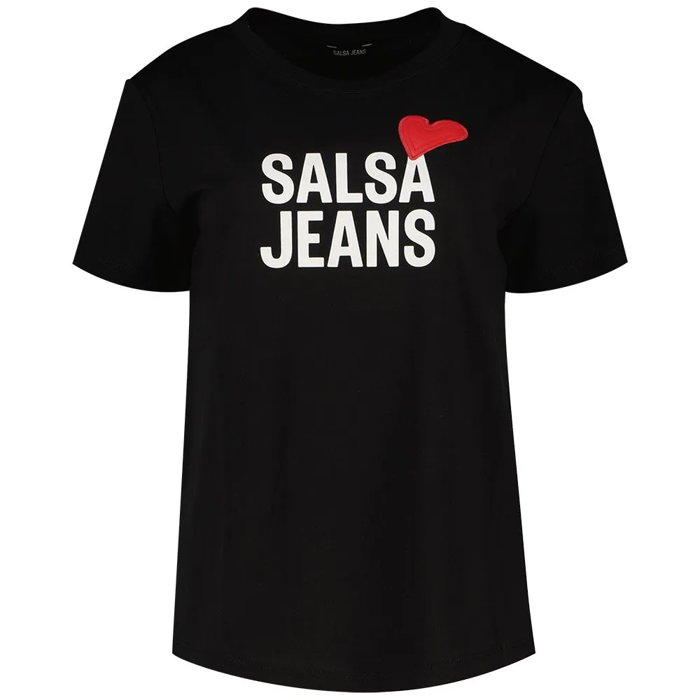 

Футболка Salsa Jeans Heart Branding, черный