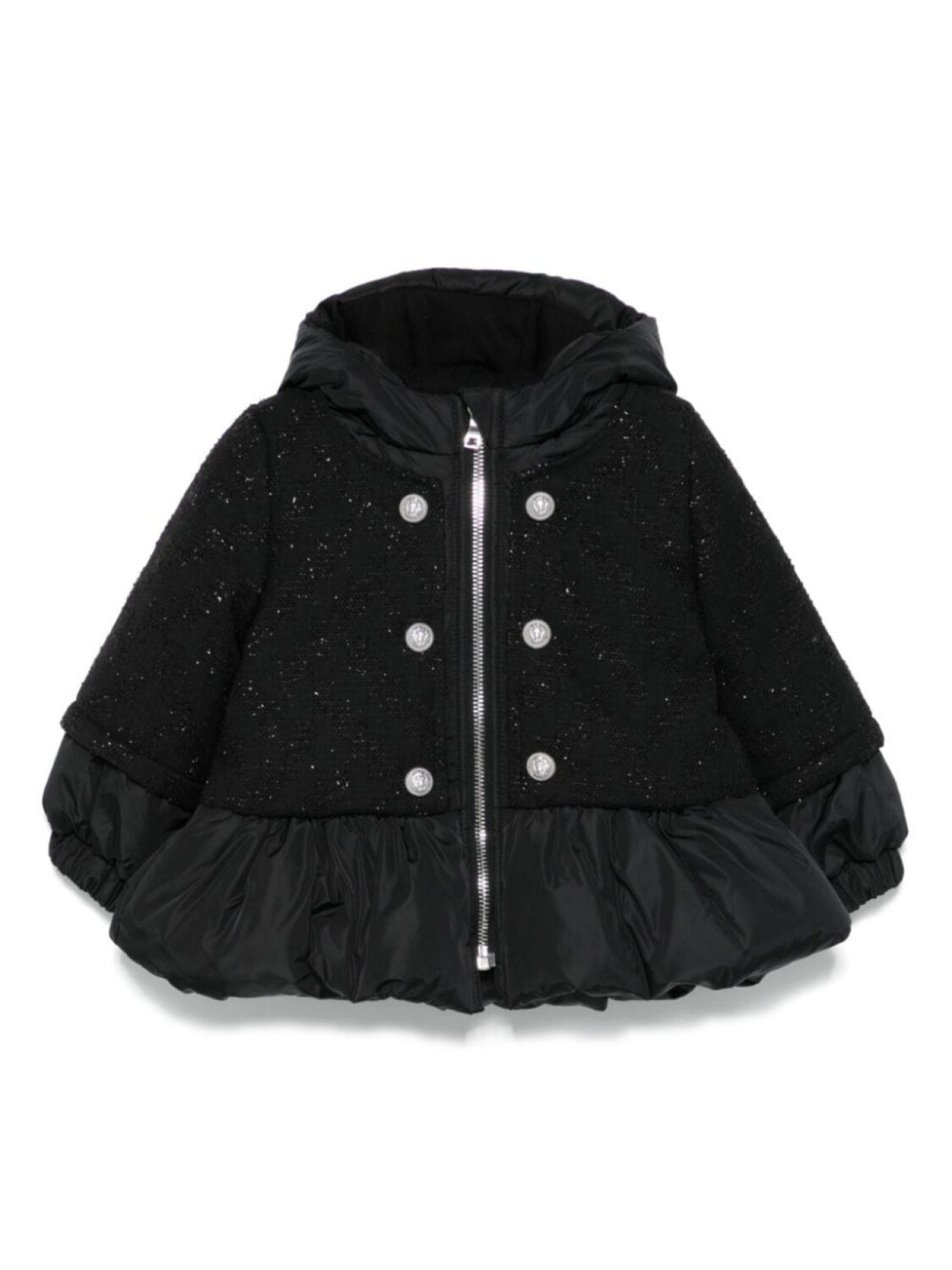 

Balmain Kids твидовый пиджак, черный