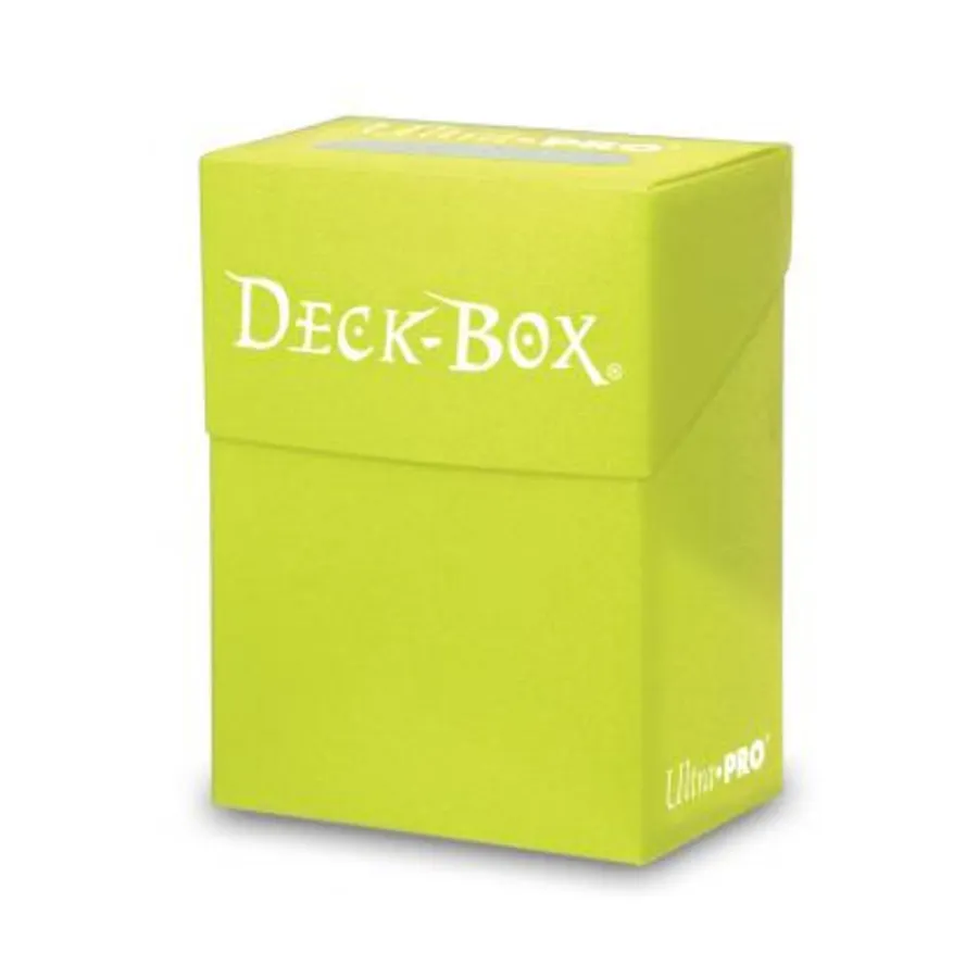 

Коробка для колоды - ярко-желтый, Deck Boxes - Solid Color (Ultra Pro)