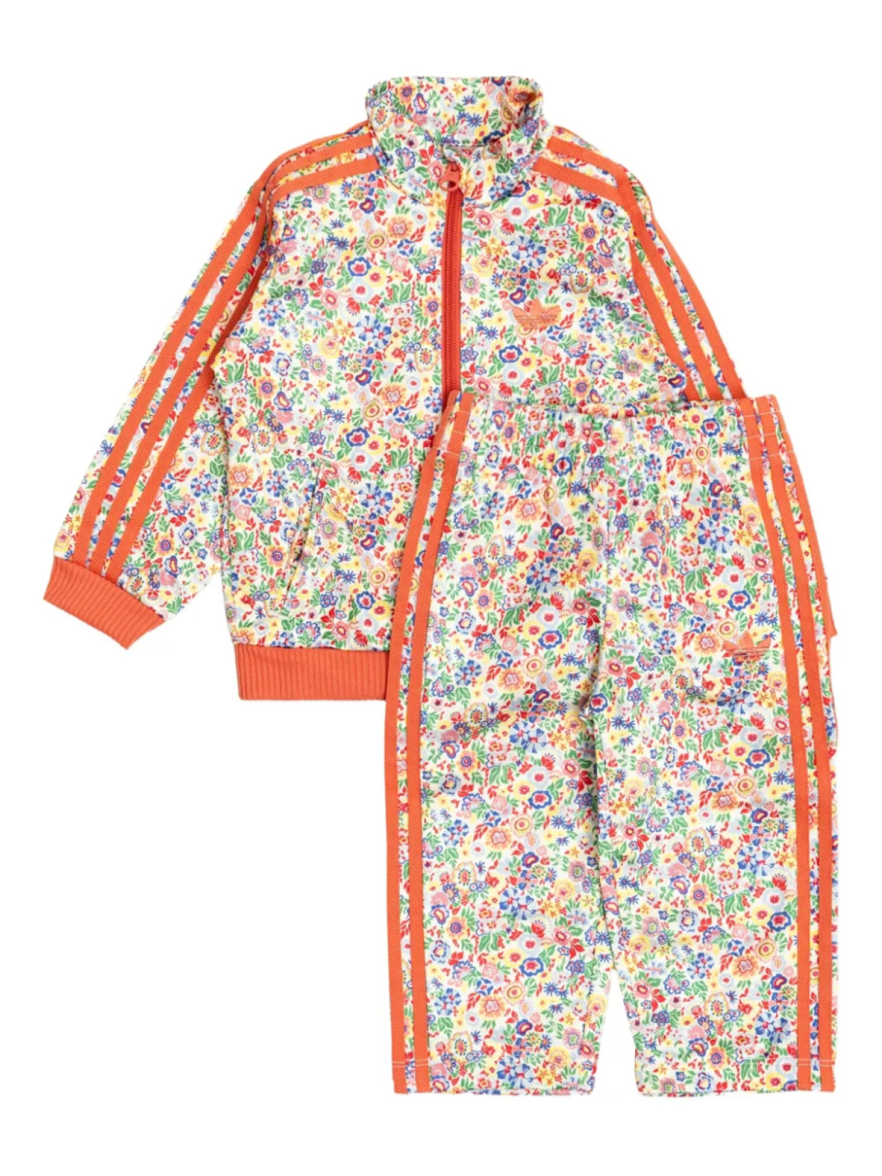 

Детский спортивный костюм с цветочным принтом adidas Adidas Kids, оранжевый
