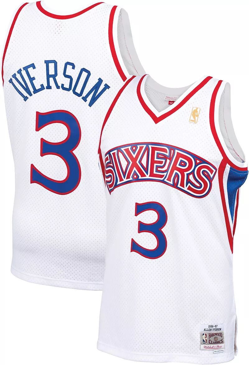 

Мужская майка Mitchell & Ness Philadelphia 76ers Allen Iverson #3 Swingman