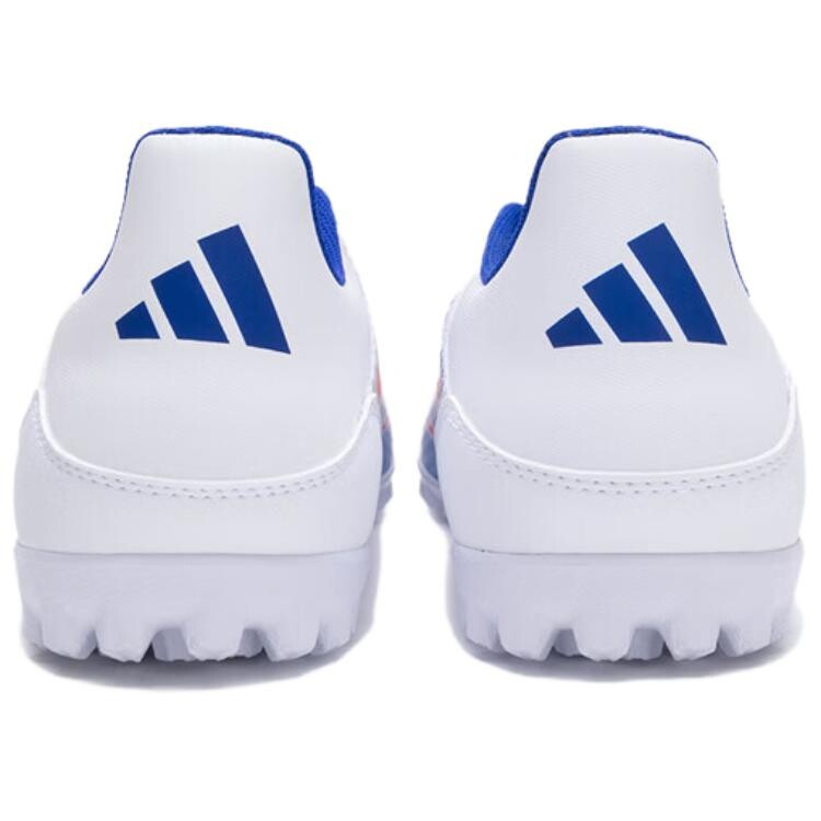 Футбольные бутсы F50 унисекс с низким верхом, синие/белые/оранжевые Adidas — фото 2