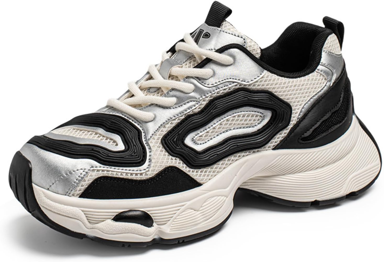 

Мужские кроссовки Netehadi с массивной подошвой на шнуровке, ретро-дизайн, дышащие, с округлым носком, увеличивающие рост, «dad shoes» для прогулок, бега и тенниса на улице, Mihei