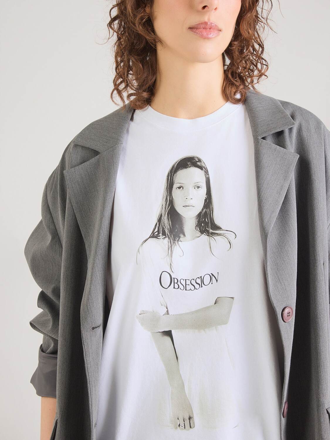 Calvin Klein Футболка 'OBSESSION' в белом цвете — фото 2