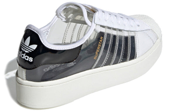 Кроссовки оригиналы суперзвезда смелый Adidas, белый — фото 3