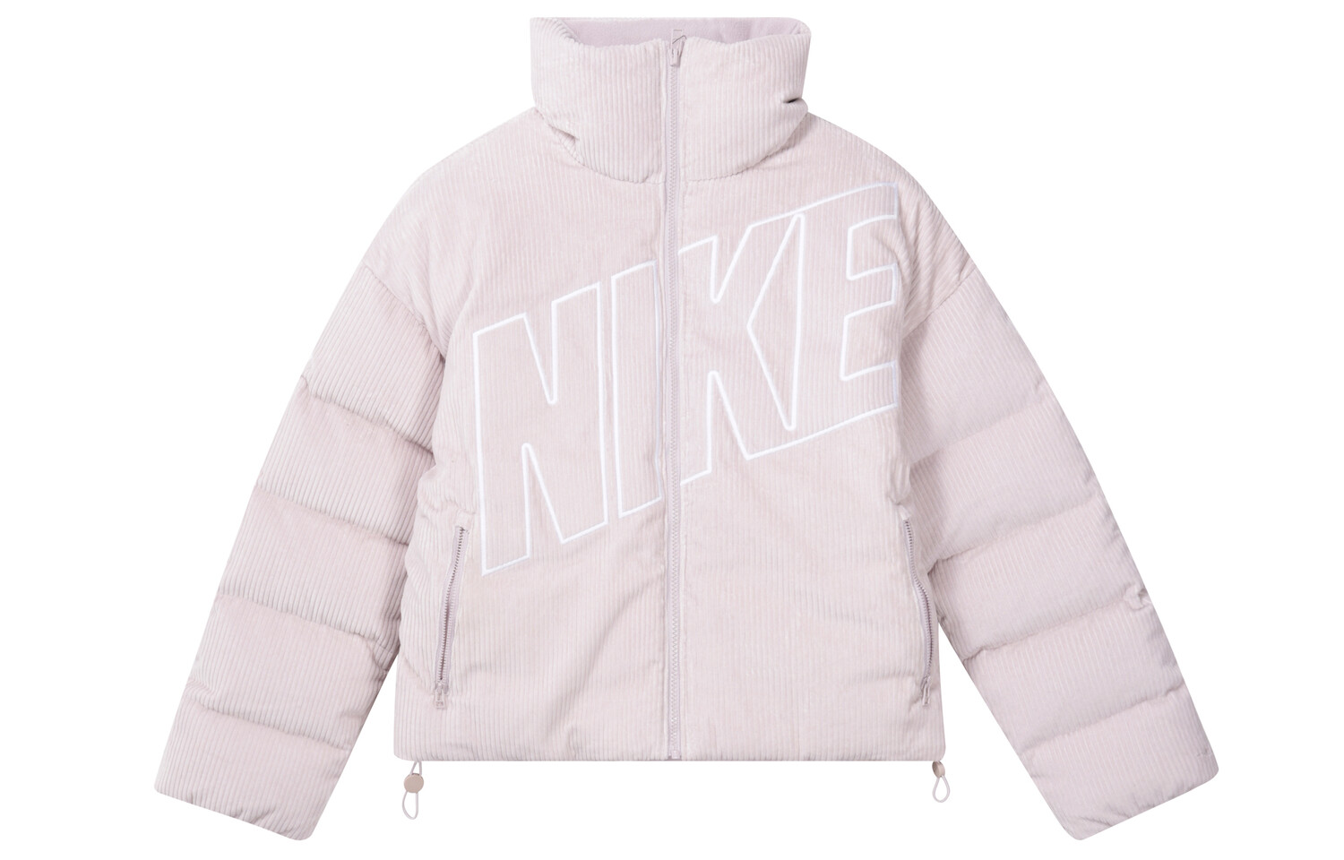 

Пуховик женский серо-фиолетовый Nike