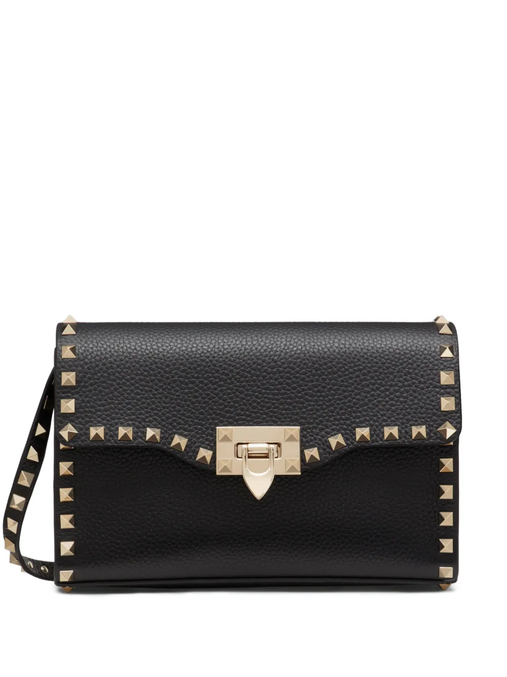 

Маленькая сумка через плечо Rockstud VALENTINO GARAVANI, черный