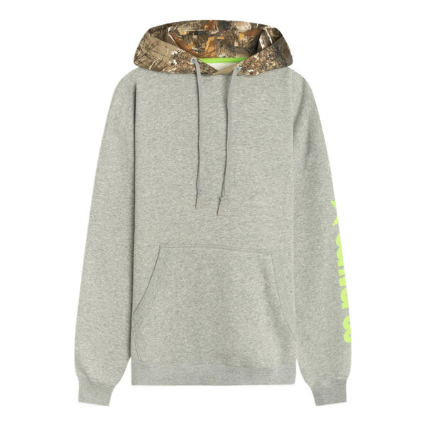 

Толстовка contrast printed hoodie 'grey' Converse, серый